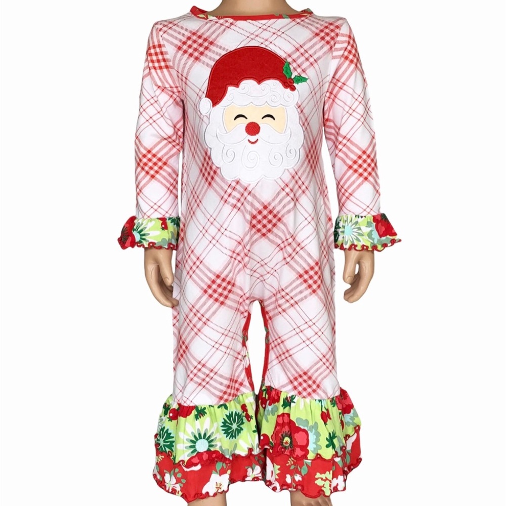 NWT Ann Loren Santa Holiday Onesy